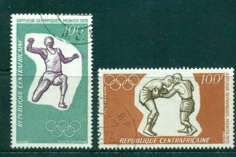 Central-African-Republic-1972 Munich Olympics