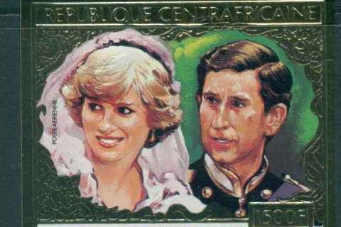 Central-African-Republic-1981 Royal Wedding Charles & Diana