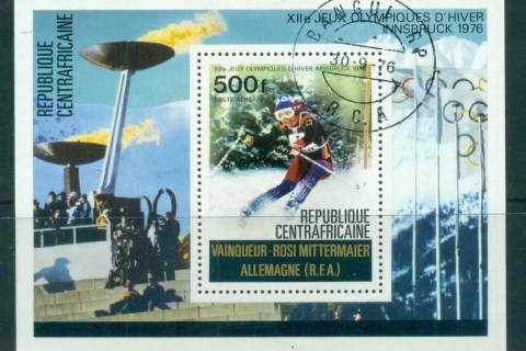 Central-African-Republic-1976 Winter Olympics, Innsbruck MS