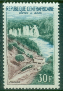 Central-African-Republic-1963-Waterfalls-MLH