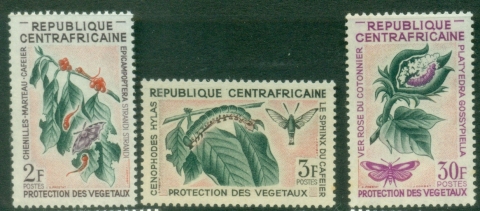 Central-African-Republic-1965-Plant-Protection-MUH