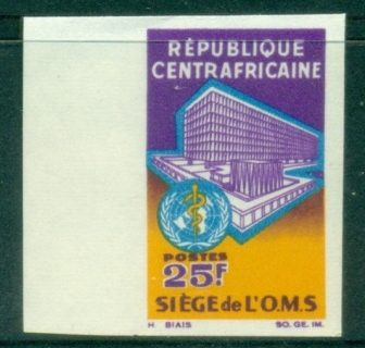 Central-African-Republic-1966-WHO-Headquarters-Geneva-Inauguration-IMPERF-MUH