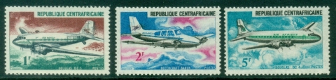 Central-African-Republic-1967-Aircraft-MUH