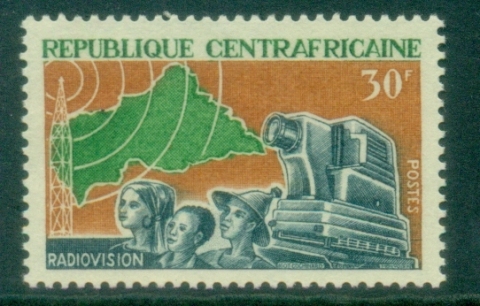 Central-African-Republic-1967-Radiovision-Service-MUH