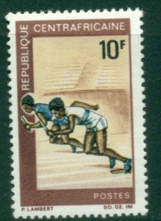 Central-African-Republic-1969-Sports-10fr-Running-MUH