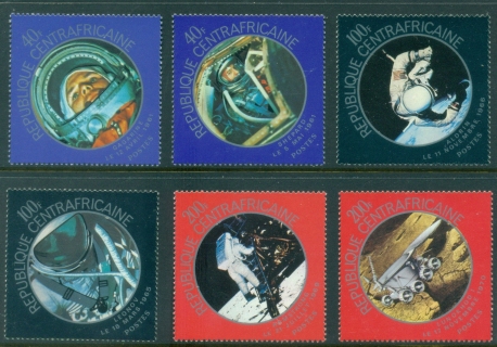 Central-African-Republic-1971-Space-Achievements-MUH