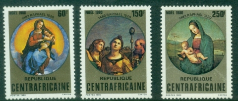Central-African-Republic-1980-Xmas-MUH