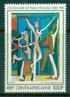 Central-African-Republic-1981-The-200th-Anniversary-of-the-Birth-of-Pablo-Picasso-1881-1973-100fr-MUH