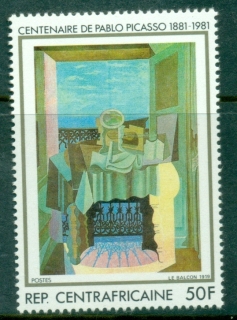 Central-African-Republic-1981-The-200th-Anniversary-of-the-Birth-of-Pablo-Picasso-1881-1973-50fr-MUH