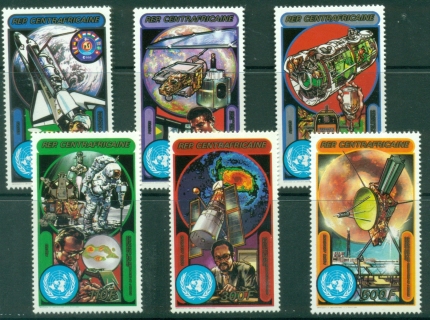 Central-African-Republic-1982-Space-Resources-MUH