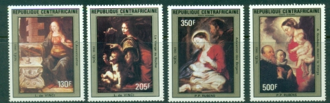 Central-African-Republic-1984-Airmail-Christmas-MUH