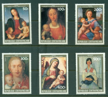 Central-African-Republic-1984-Paintings-MUH