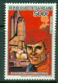 Central-African-Republic-1984-Space-Technology-500fr-MUH