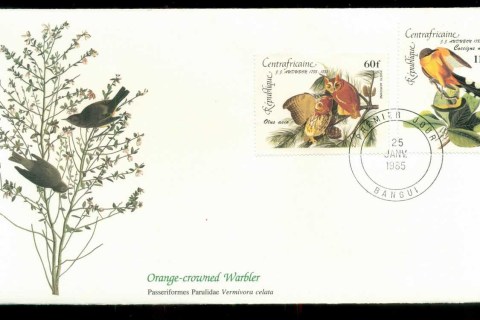 Central-African-Republic-1985-Audubon-Birds