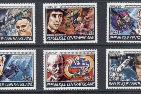 Central-African-Republic-1985-Space-Research-MUH