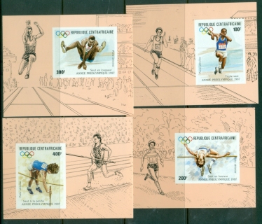 Central-African-Republic-1987-Summer-Olympics-Seoul-4xDLMS-MUH