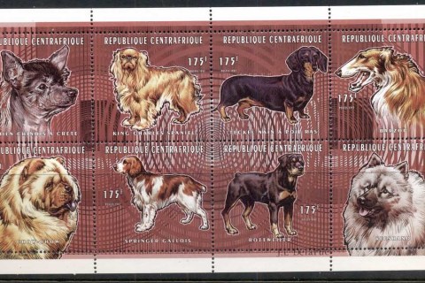 Central-African-Republic-1997-Domestic-Dogs-MS-MUH