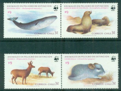 Chile-1984 1990 WWF Endangered Species