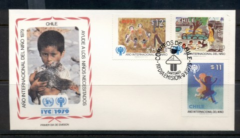 Chile-1979-IYC-International-year-of-the-Child-FDC