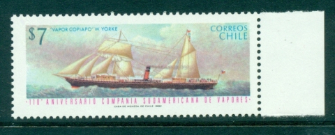 Chile-1982-Steamship-Co-Anniv-MUH-lot35430