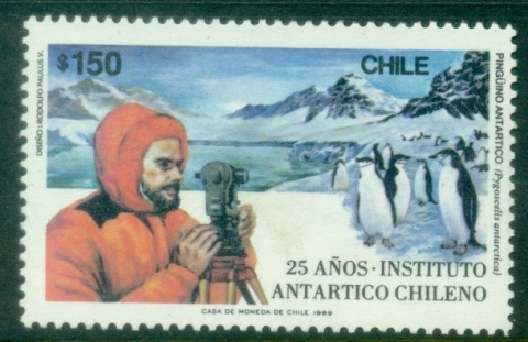 Chile-1989-The-25th-Anniversary-of-Chilean-Antarctic-Institute-MLH
