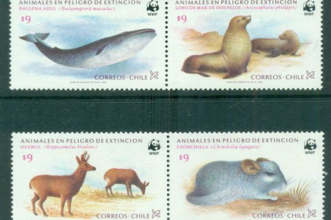 Chile-1984 1990 WWF Endangered Species