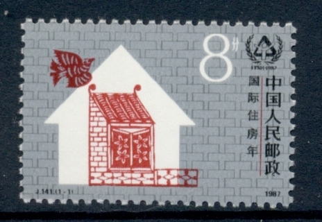 China-PRC-1987-International-year-of-Shelter-for-the-Homeless-MUH