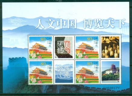 China-PRC-2003-Greetings-Tianamen-Gate-MS-MUH