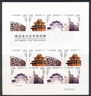 China-PRC-2008-Olympic-Handover-PS-sheetlet-MUH