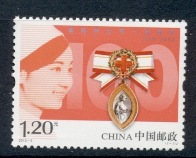 China-PRC-2012-Centenary-of-International-Nurses-MUH