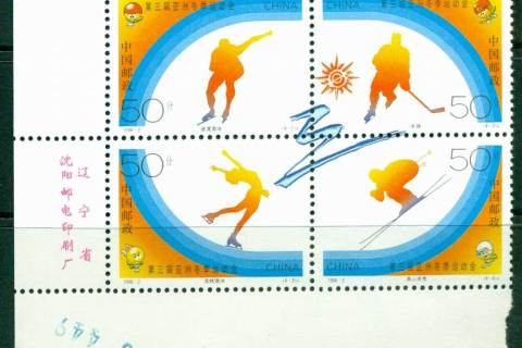 China-PRC-1996-3rd-Asian-Winter-Games-Blk4-MUH-Lot23917