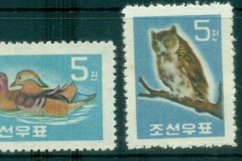 China-ROC-Taiwan-1960-61-Birds-MNG