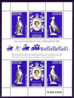 Christmas-Is-1978 QEII Coronation 25th Anniversary Sheetlet