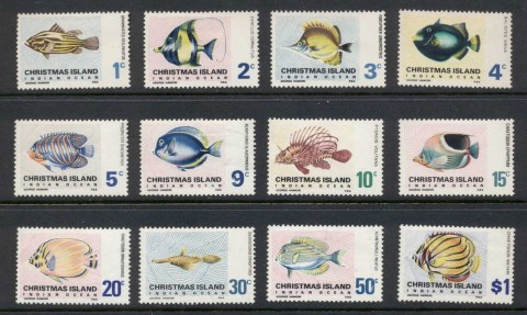 Christmas-Is-1968-70-Marine-Life-Fish-MLH