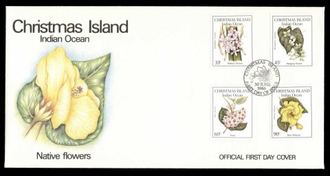 Christmas-Is-1986-Native-Flowers-FDC