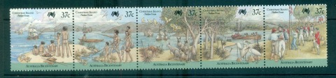 Christmas-Is-1988-Australia-Bicentennial-Str-5-MUH-lot72174