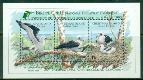 Christmas-Is-1990-WWF-Birds-Abbots-Boobies-MS-Opt-Green-MUH