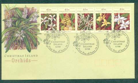 Christmas-Is-1994-Orchids-FDC-lot48973