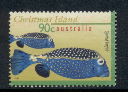 Christmas-Is-1996-97-Marine-Life-Fish-90c-FU