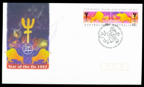 Christmas-Is-1997-Year-of-the-Ox-FDC-Lot20278