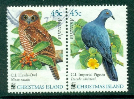 Christmas-Is-2002-45c-Birds-Pr-VFU-Lot17802