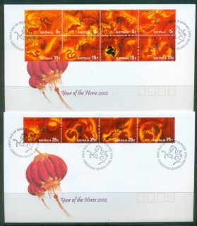 Christmas-Is-2002-New-Year-of-the-Horse-sheetlet-2xFDC