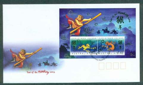 Christmas-Is-2004-New-Year-of-the-Monkey-FDC-lot48986