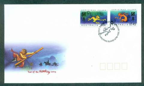 Christmas-Is-2004-New-Year-of-the-Monkey-MS-FDC-lot48987