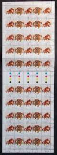 Christmas-Is-2011-60c-Crabs-pairs-CTO-Sheet-FV-30-lot48937