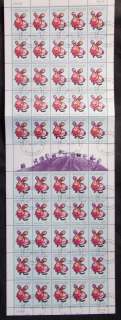 Christmas-Is-2011-60c-New-Year-Rabbit-CTO-Sheet-FV-30-lot48926