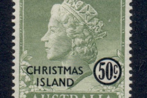 Christmas-Is-1958-QEII-Definitives-50c-MLH