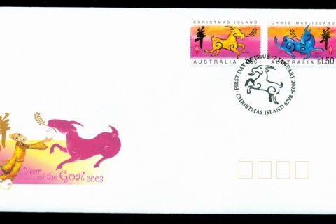 Christmas-Is-2003-Year-of-the-Goat-FDC-Lot20293