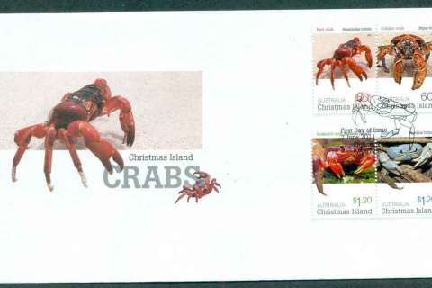 Christmas-Is-2011-Crabs-FDC-lot50635