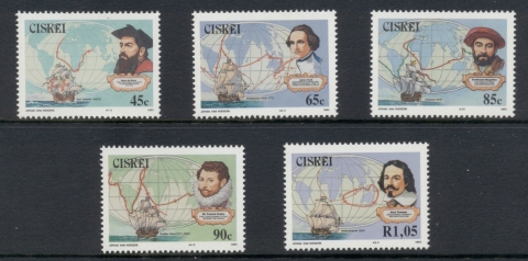 Ciskei-1993-Famous-Explorers-MUH